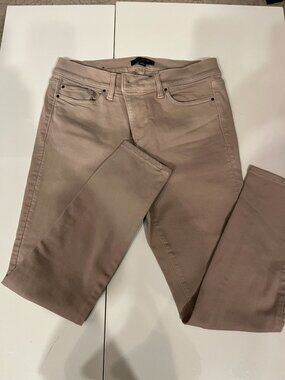 Ann Taylor Petite Skinny Ankle Modern Fit Jeans Tan Size 8P